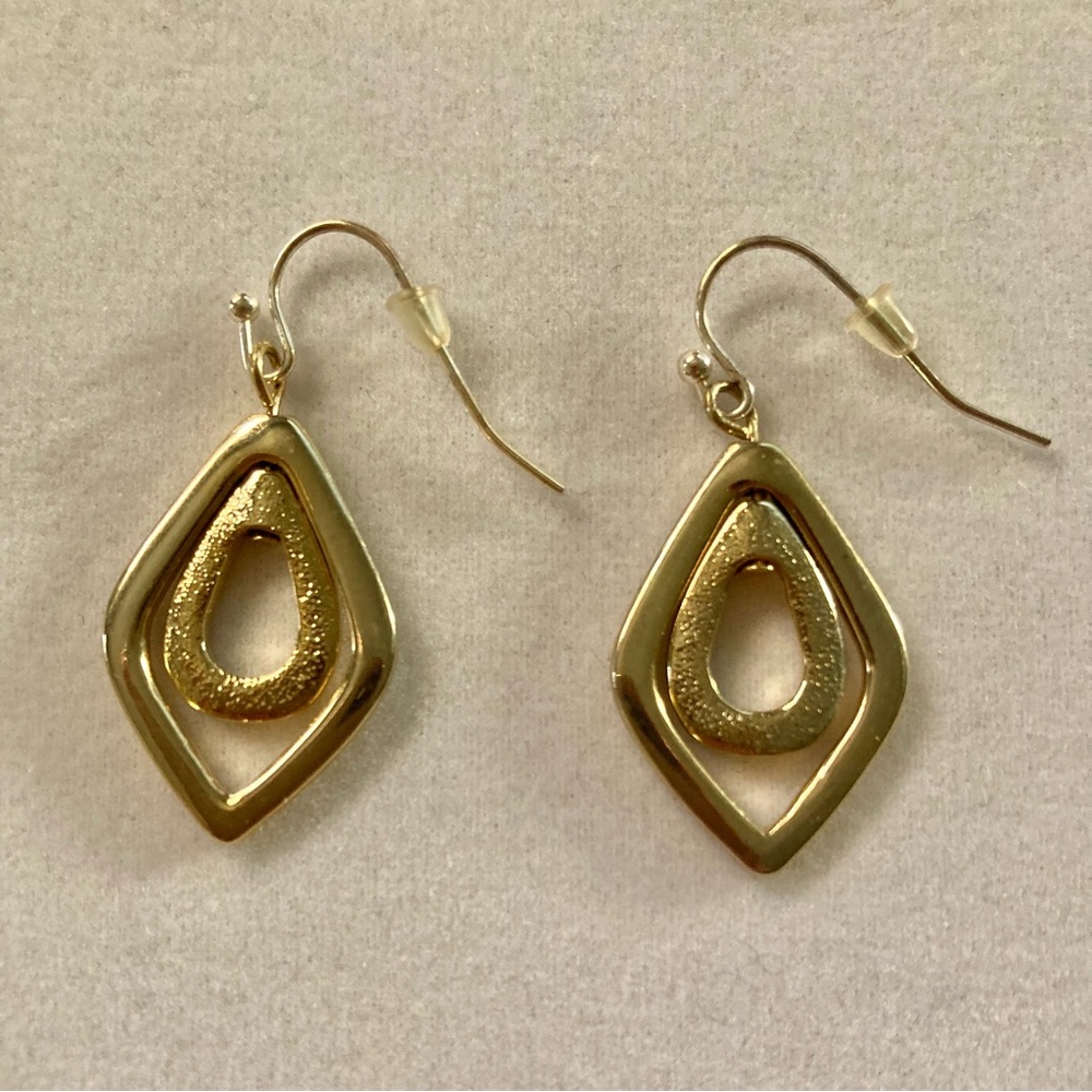 Vintage Geometric Dangle Earrings